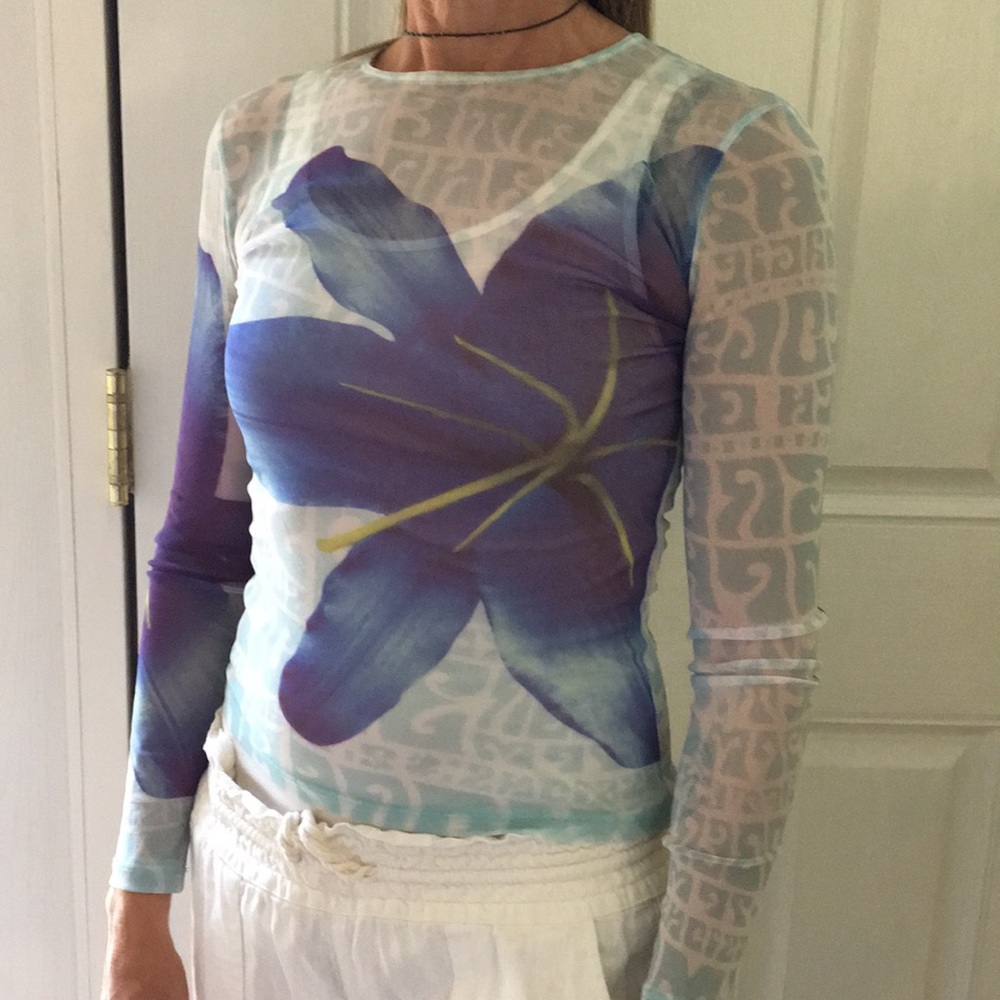 Just In Time Sheer Top